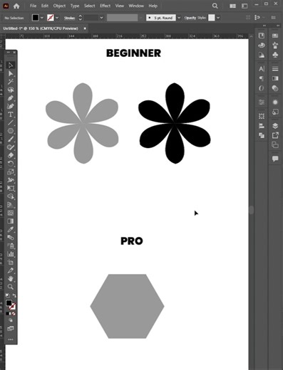 Adobe Illustrator 2025 – Tips to Draw the Flower Icon Like a PRO 🌼 #shorts