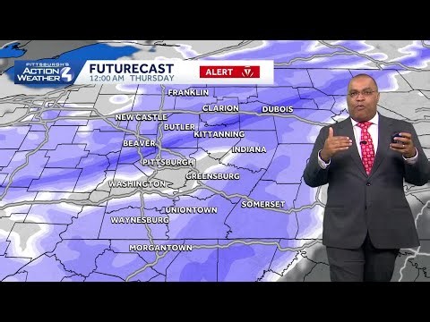 December 31 Forecast: Severe Weather Alert Day for snow in Western PA