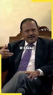 Decision-making concept: Ajit Doval NSA India. 💥 🔥