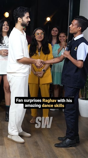 Inspired by Raghav's moves, Akash started dancing and has been following him since 2013. Years of admiration and dedication lead to this unforgettable moment. | ScoopWhoop