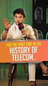 19K views · 1.1K reactions | For the first time in the history of telecom... | Jyotiraditya M Scindia | Facebook