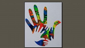 Easy Masking Tape Painting Technique | Suraj fine arts