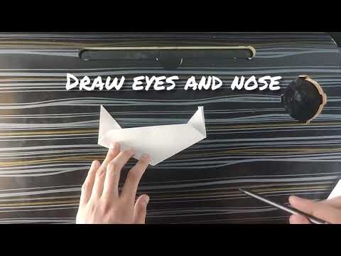 How to make a origami fox - easy origami fox
