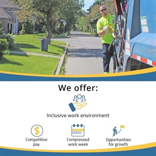 31K views · 1.1K reactions | We are now hiring Solid Waste Collection Operators (DZ licence required). We offer competitive pay, a compressed work week, a comprehensive training program, opportunities for growth and an inclusive work environment. Apply today! | City of Toronto | Facebook