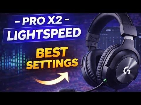 Logitech Pro X2 LIGHTSPEED BEST SETTINGS (EASY) 2026