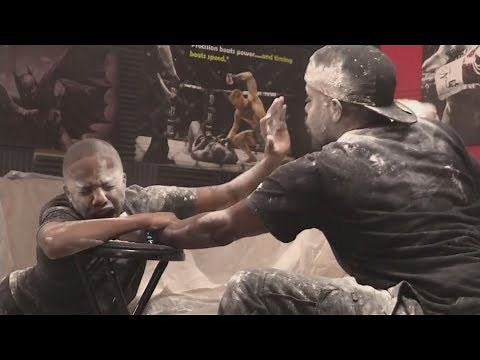 Trent Slaps Dion w/ Baby Powder! (Pimp Slap Wager)