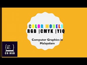 COLORMODELS [MALAYALAMA] | RGB | CMY | YIQ