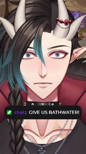 Chat wants my bathwater!? #vtuber #shorts