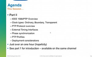 SPAG: Clocking & Sync Part 2/3: IEEE 1588 and PTPv2