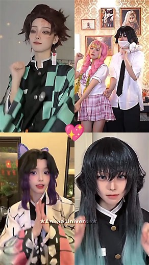 Demon slayer characters cosplay dance edit 💗💕#anime#diycosplay#kny#cosplay#edit#dance#shorts#foryou