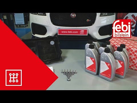[EN] Jaguar XF Automatic Transmission oil and filter service