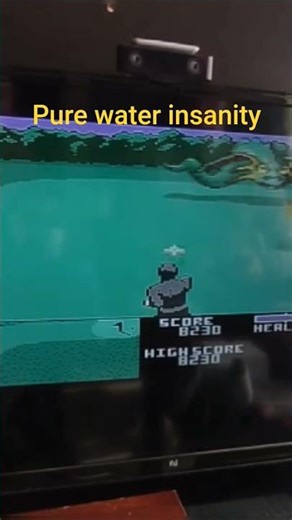 the insanity of playing golf as a ninja #retrogaming #atari