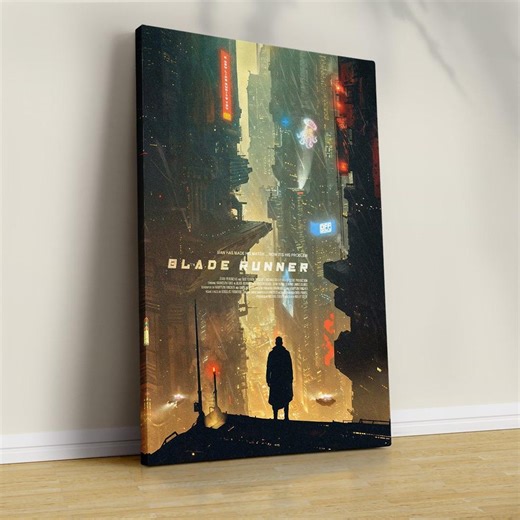 Blade Runner 1982 filmposter kunst aan de muur decor kamer decor filmposter verzamelobjecten verjaardagscadeaus - Etsy Nederland