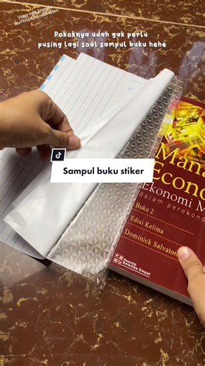 Sampul Buku Stiker Instan untuk Tahun Ajaran Baru
