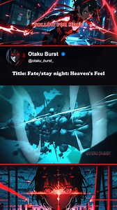 1.8K views · 29 reactions | Fate/Stay Night: Heaven's Feel #fypシ #fypageシ #fypシ゚ #trendingreels | Otaku Burst | Facebook