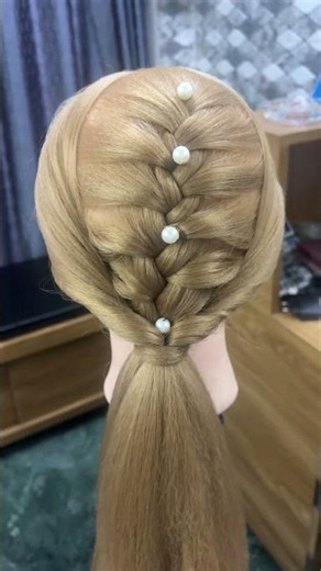 📌 ✨ Easy Open Ponytail Hairstyle Tutorial | Simple & Stylish Look 💖