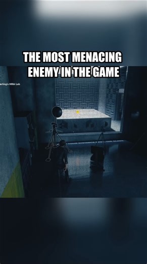 He's just standing there menacingly