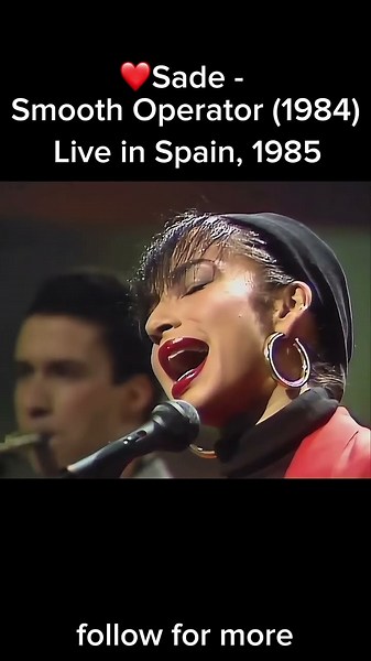 Sade performing “Smooth Operator” live in Spain, 1985 #liveperformance #sade #shorts #shortvideo