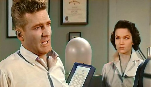 The Night the World Exploded 1957 colorized (Kathryn Grant)