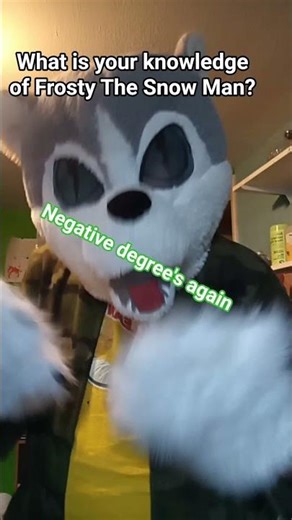 Frosty Man #snowman#furry#cosplay#therian#fursuit#furries#green#fursona#snow#frosty#fresh