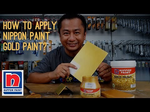 How to apply Nippon Gold Paint | A Low odor, water-based acrylic paint for interior & exterior.