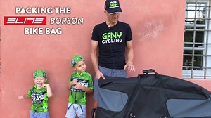 Uli shows how to pack Elite's latest bike bag for the upcoming trip to Asia. The Borson is extra fast to pack while light and safe which is important because this trip has two stops. It took only 12 minutes. 2 bikes x 2 stops = 6 times packing a bike ! | GFNY