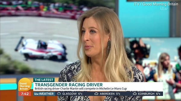 Transgender race car driver explains return to motor sport