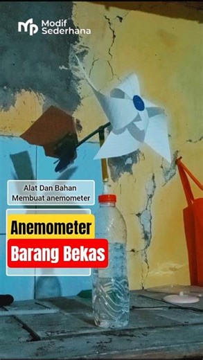 bahan pembuatan anemometer #idekreatif #anemometer #diy