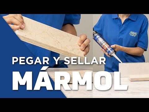 Pega y sella mármol en 3 pasos