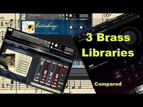 Comparing CineBrass Pro, BBCSO Pro, Samplemodeling | Four-Part Chorale
