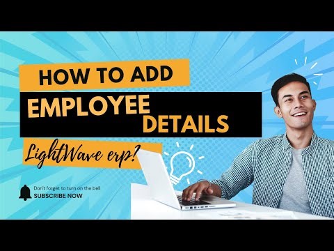 How to Add Employee Detail in HRM Module Lightwave Erp?