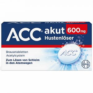 ACC® akut 600 mg bei Husten - Schleimlöser bei Husten, 1 Brausetablette täglich 10 St - Shop Apotheke