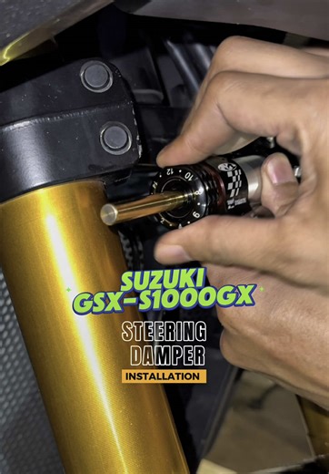 Classy DIY Suzuki Motorcycle Steering Damper Project