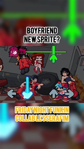 new Style Boyfriend sprite?! #fnf #fnfofficial #gaming