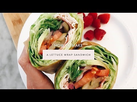 How to Make a Lettuce Wrap Sandwich