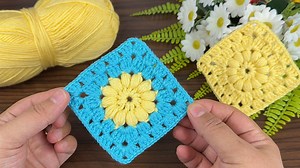 Learn how to crochet this beautiful square motif with simple step-by-step instructions! Perfect for blankets, cushions, table runners, or any DIY home décor projects. This easy crochet tutorial is beginner-friendly and can be customized with your favorite colors. -hamdiye | Knitting & Crochet World
