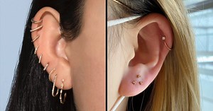 From A Minimalistic Look To Stacked Studs, 10 Of The Coolest Ear Piercing Ideas - ScoopWhoop