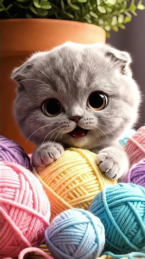 Kitten Adventure: The CUTEST fluffy explorer! 🐾😻 #cutestkittens #cutecats #cuteanimals