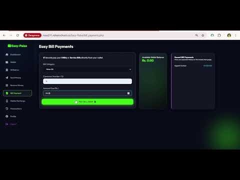 Task 36/Book 03/Easypaisa Clone – Digital Wallet & Online Payment System.
