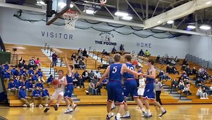 4.1K views · 109 reactions | Congratulations to East Knox senior Weston Melick, who made history tonight by becoming just the third EKHS boys basketball player to reach the career 1,000-point mark. He did it in the first quarter on this and-one lay-in. Melick scored a game-high 22 points in the Bulldogs’ 50-33 win over Highland tonight. (Video by Grant Pepper/Knox Pages) | Knox Pages | Facebook