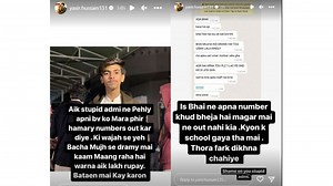 Leaked phone numbers: Feroze Khan responds to celebrity outrage