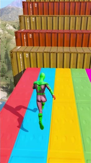 GTA 5 Epic Ragdolls | Spider-Man Jumps/Fails ep. 3703