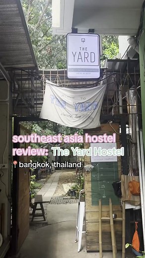 first of many hostel reviews to come on this trip :) follow along for more!! #hostel #hostelreview #theyardhostel #bangkokhostel #thailandhostel #asiahostel #budgettravel #cheaptravel #thailand #bangkok #thailandtravel #bangkoktravel #hostellife #fyp