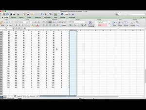 Netlogo - Basics - Organizing Data in Excel or Google Sheets