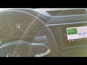Turn by turn directions show up in the center display using Android Auto