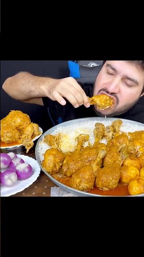 ASMR EATING SPICY 🔥🥵 CHICKEN LEG PIECE #mukbang #asmreating #youtubeshorts #food #ytshorts