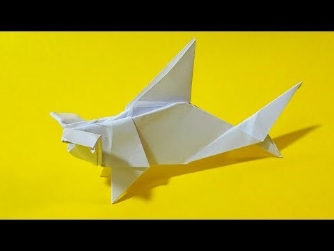 How to Make a Paper Hammerhead Shark | Easy Origami Hammerhead Shark Step by Step Tutorial