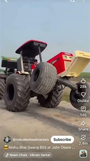 Nishu Deswal power of John Deere and Swaraj