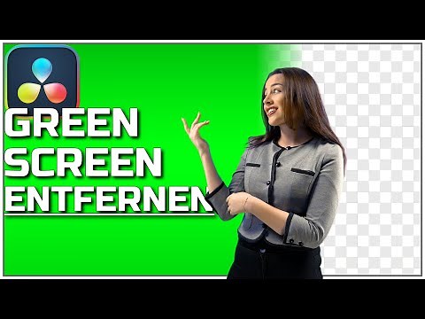 Remove Green Screen | DaVinci Resolve Tutorial German