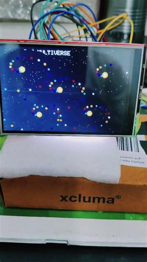 🌍💫 “3.5 Inch TFT LCD Galaxy Animation Tutorial 🚀 | Arduino UNO Space Graphics Demo 🌌 | Future Tech01